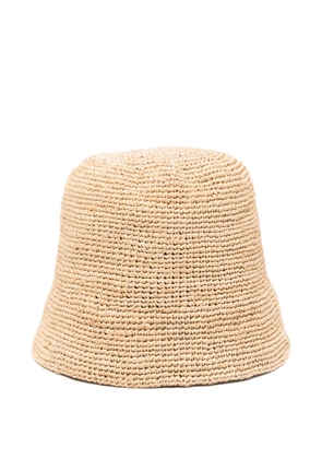IBELIV raffia bucket hat - Neutrals