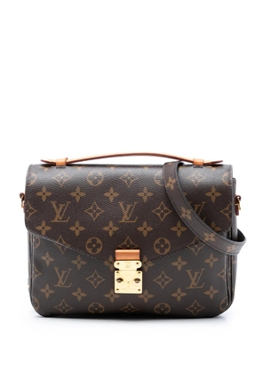 Louis Vuitton Pre-Owned 2019 Monogram Pochette Metis satchel - Brown