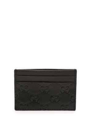 Gucci Pre-Owned 2000-2015 Guccissima card holder - Black