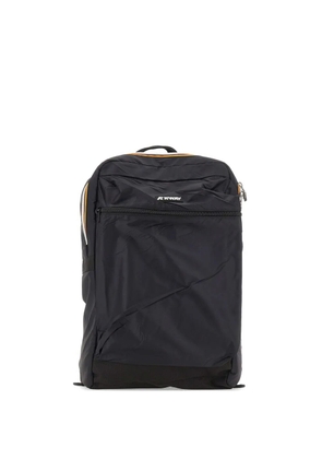 K-Way Laon ripstop zip backpack - Black