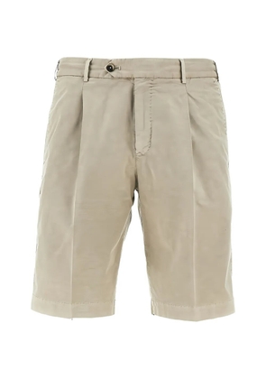 PT Torino pleated bermuda - Neutrals