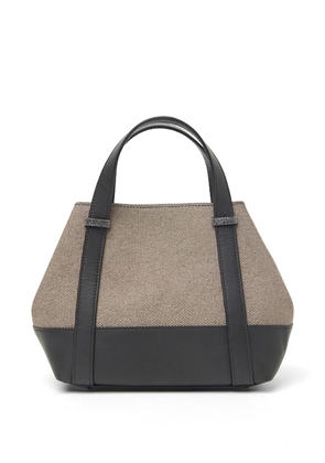 Peserico mini beige tote bag - Neutrals