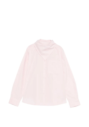 Maje chest-pocket long-sleeve shirt - Pink
