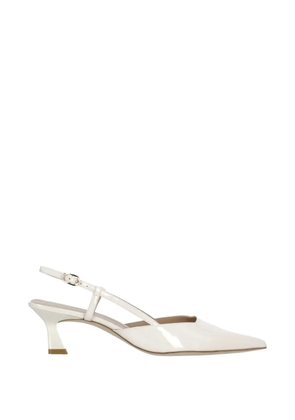Stuart Weitzman Vinnie 50 slingback pumps - White