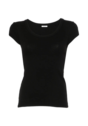 JOSEPH Saba ribbed top - Black