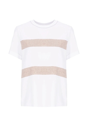 Peserico striped T-shirt - White