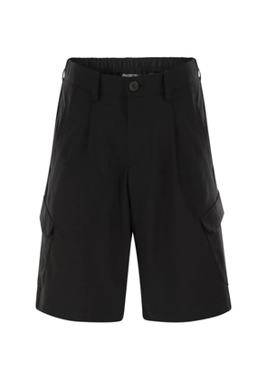 Herno cargo pleated shorts - Black