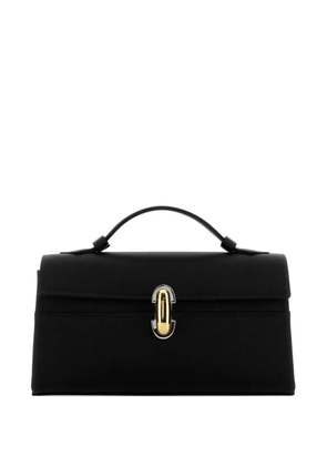 Savette Symmetry satin tote bag - Black