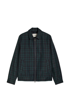 Les Deux checked zip jacket - Green
