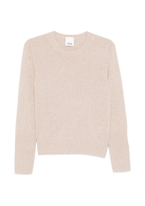 Allude round-neck sweater - Neutrals