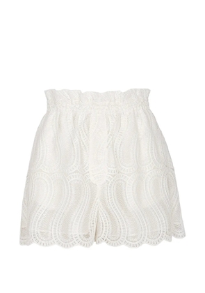 Raquel Diniz Bahia lace shorts - White
