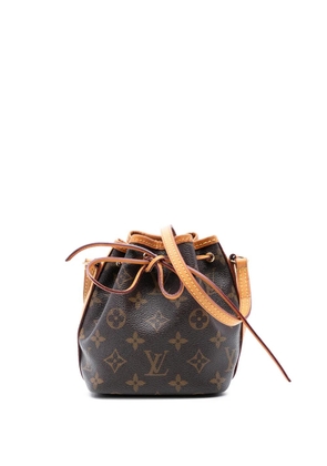 Louis Vuitton Pre-Owned 2017 Monogram Nano Noe bucket bag - Brown