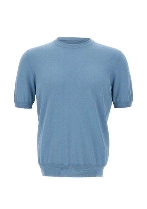 Gran Sasso ribbed knit T-shirt - Blue