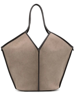 Hereu Calella suede tote bag - Brown