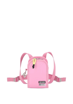 MSGM shoulder strap backpack - Pink