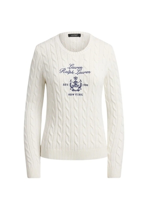 Lauren Ralph Lauren cable-knit sweater - White