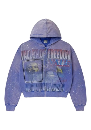 Vale zip-up hoodie - Blue