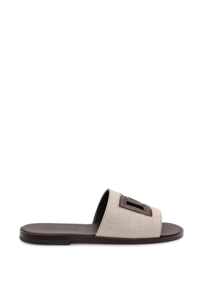 Dolce & Gabbana logo-detail sandals - Neutrals