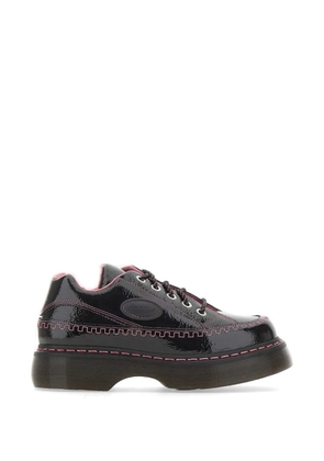 Dr. Martens Buzz 5-Eye pink-stitching trainers - Black
