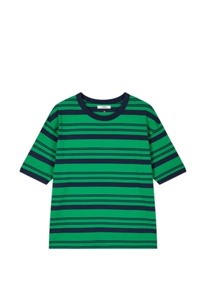 TOMBOY striped short sleeve T-shirt - Green