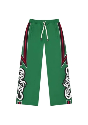 GODSPEED side stripe track pants - Green