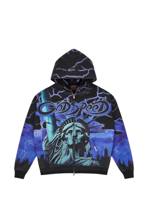 GODSPEED voltage zip hoodie - Blue