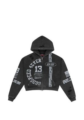 GODSPEED zip roadster hoodie - Black