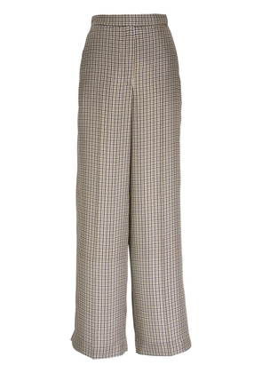 Dorothee Schumacher checked-print trousers - Green