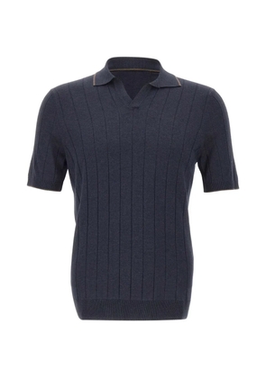 Gran Sasso ribbed T-shirt - Blue