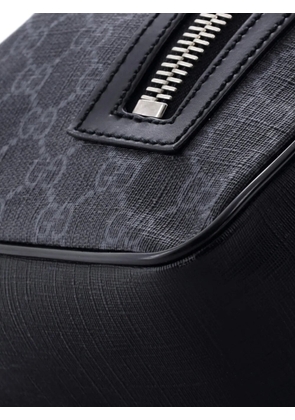 Gucci Pre-Owned Soft Zip Sling Bag GG Coated Canvas Small crossbody bag - Black