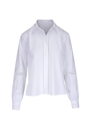 BOGNER Summer cut-out shirt - White
