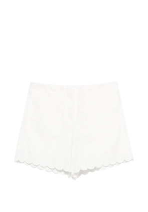 Low Classic scalloped shorts - White