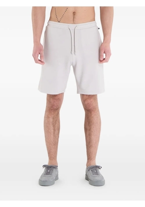 HUGO fine-ribbed shorts - Grey