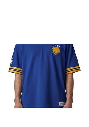Mitchell & Ness V-neck patch T-shirt - Blue