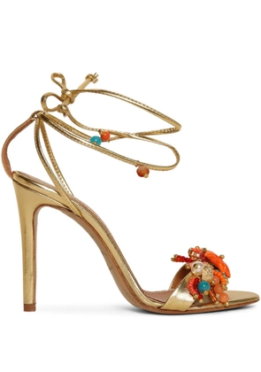 Alameda Turquesa 110mm Bahamas sandals - Gold
