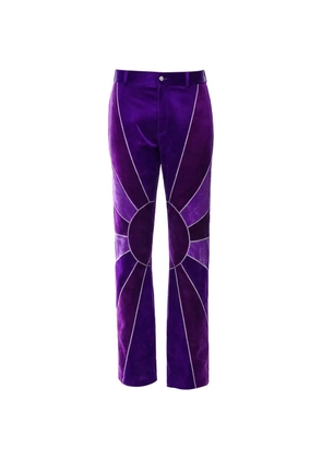 Nahmias Sunshine silk trousers - Purple
