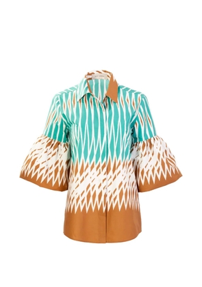 Silvia Tcherassi Helina printed shirt - Blue