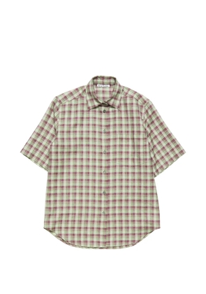 Acne Studios checked buttoned shirt - Green