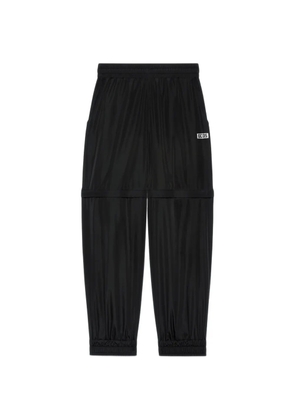 GCDS panelled track pants - Black