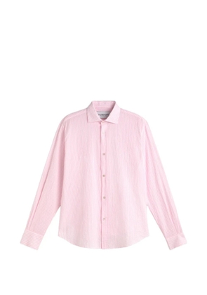 LES HÉRITIERS Seersucker striped shirt - Pink