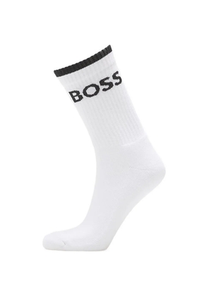 HUGO stripe-trim socks (set of six) - White