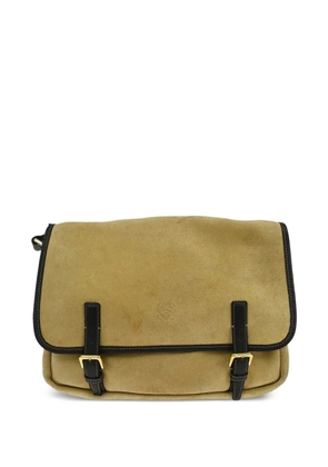 Loewe Pre-Owned 2014 suede shoulder bag - Neutrals