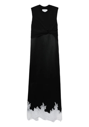 3.1 Phillip Lim draped cotton midi-dress - Black