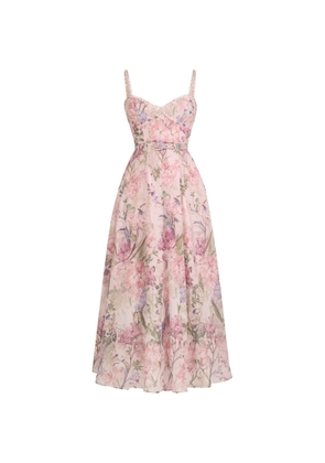 Charo Ruiz Ibiza Iraso floral-lace midi dress - Pink