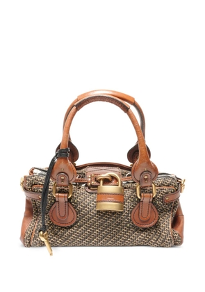 Chloé Pre-Owned 2000s Paddington padlock tote bag - Brown
