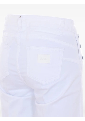 LIU JO button five-pocket jeans - White