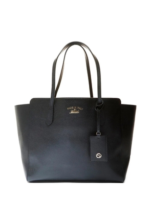 Gucci Pre-Owned 2000-2015 small Swing leather tote bag - Black