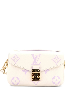Louis Vuitton Pre-Owned Pochette Metis Bicolor Monogram Empreinte Giant East West shoulder bag - White