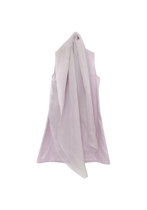 Vintage V-neck shift mini dress - Purple