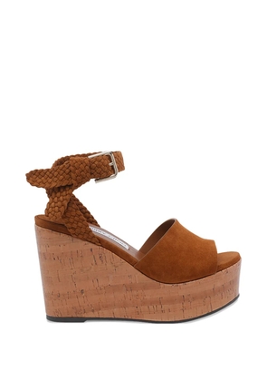 Jimmy Choo Jori 100 braided sandals - Brown